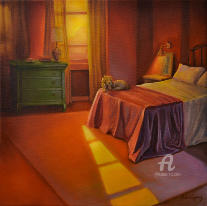 Gün Batımı ve Sanrı 2 绘画, 11.8x11.8 in