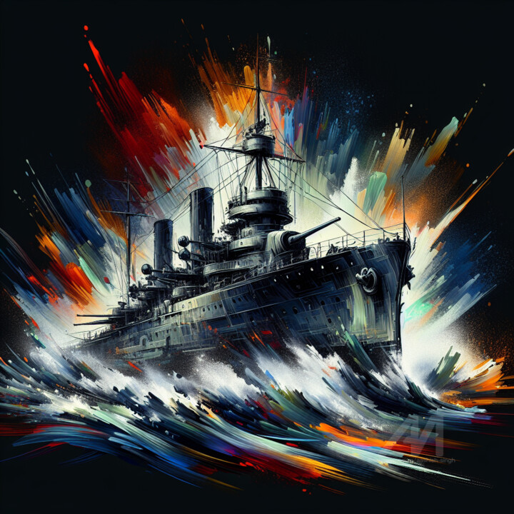 The Fury of the Sea 数字艺术