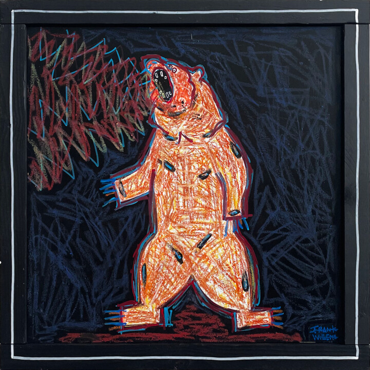 JUST A HUMAN BEING 绘画, 28x28 in