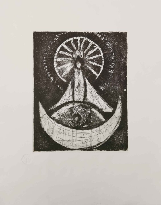 Virgen de Juquila II 绘画, 19.7x15.8 in