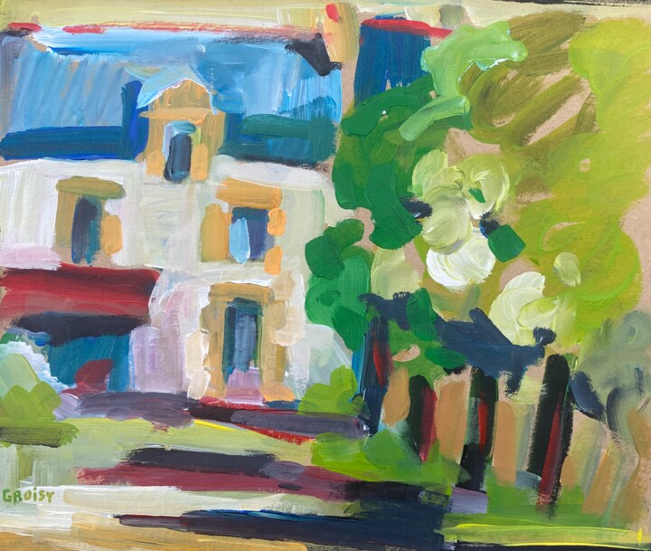 Carnac 2 绘画, 10.2x12.2 in