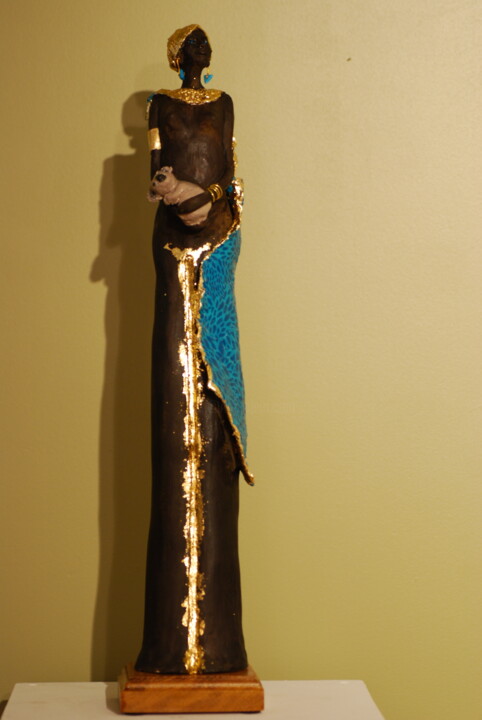 ASTOU ET LE KOALA Scultura, 21,7x3,5 in