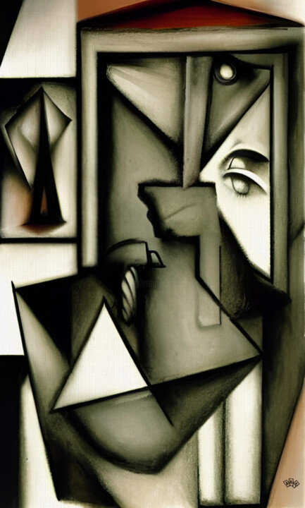 绘画,  52.4x31.5 in 
