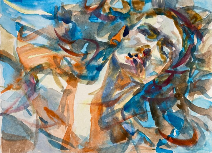 绘画,  8.3x5.7 in 