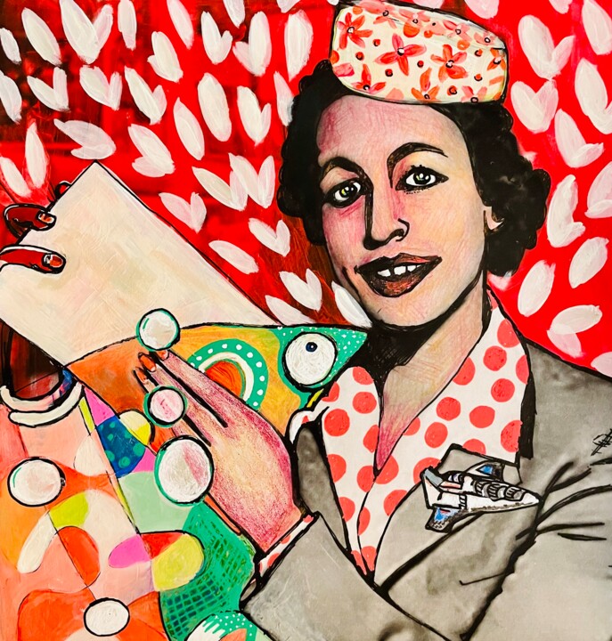 Collages titled "Ruth" by Rochele Royster, Original Artwork, Collages