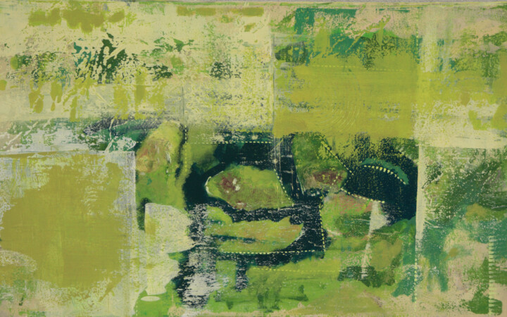 The Garden 绘画, 31.5x59.1 in