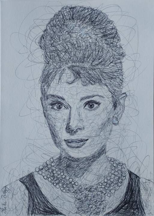 Audrey 图画, 11.7x8.3 in