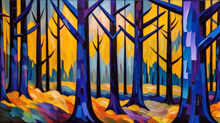 fK1 forest bathed in sunlight Digital Arts