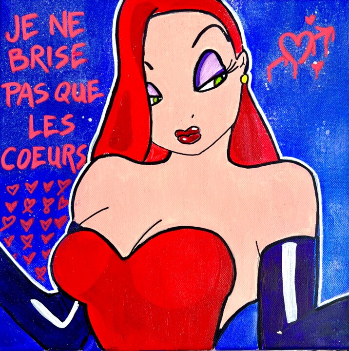 JESSICA BRISE COEUR Painting, 11.8x11.8 in
