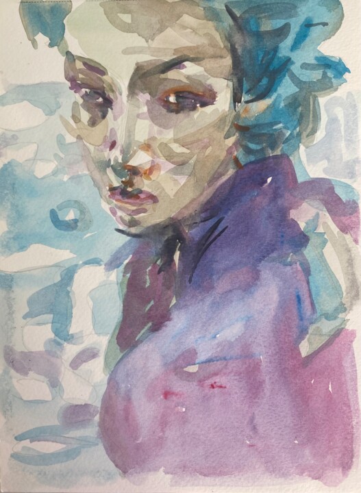 绘画,  8.3x5.7 in 