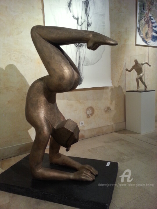Sculpture intitulée "Le Z" par Hélène Rivière -Girardet (helenGi), Œuvre d'art originale, Résine