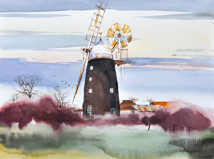 windmill Картина, 11x14,6 in