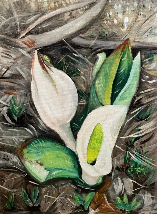 Spring Awakening 绘画, 15.8x11.8 in