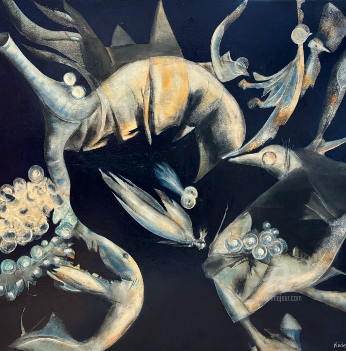 Natural Algorithms 绘画, 31.5x31.5 in