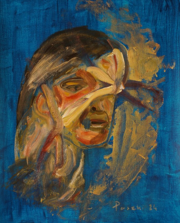 绘画,  16.1x13 in 
