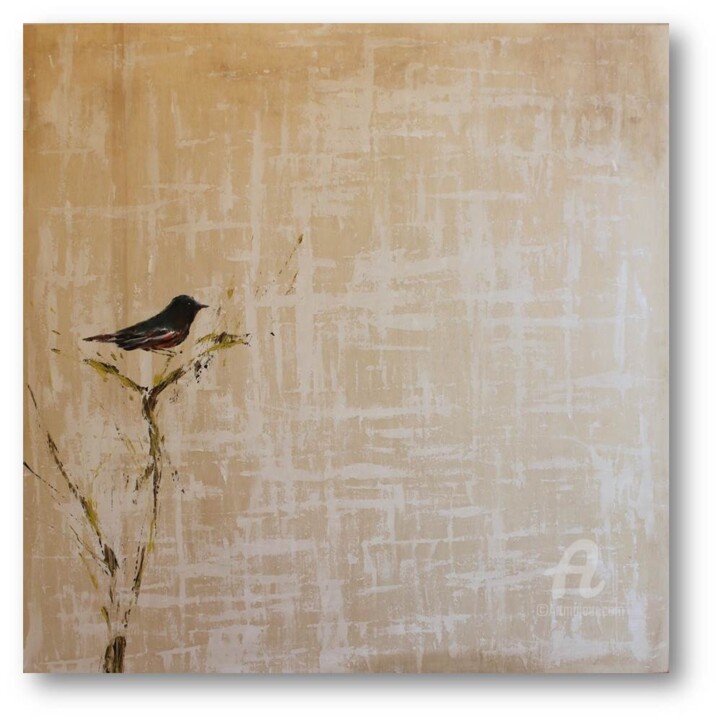 Bird 6 绘画, 27.6x27.6 in