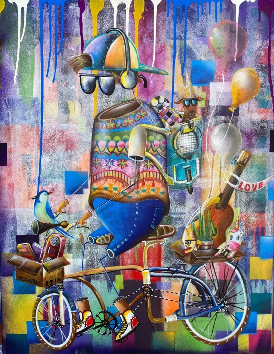 Viva vida 绘画, 27.6x35.4 in