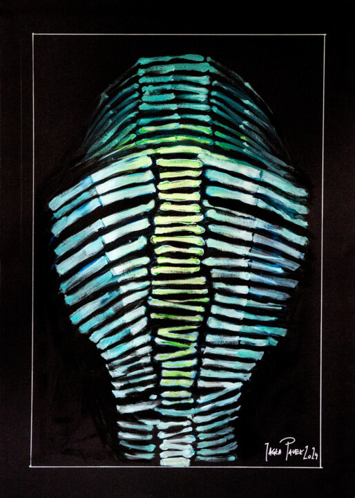 "GRAFIKA VI" 图画, 27.6x19.7 in