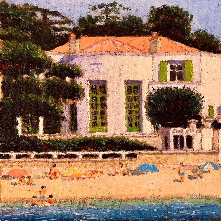 Villa Kypris, Arcachon le Moulleau 绘画, 11.8x11.8 in