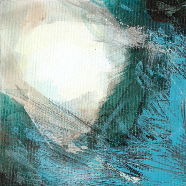 绘画 标题为“#277, acrylique sur…” 由Michel Debray, 原创艺术品, 丙烯 安装在纸板上
