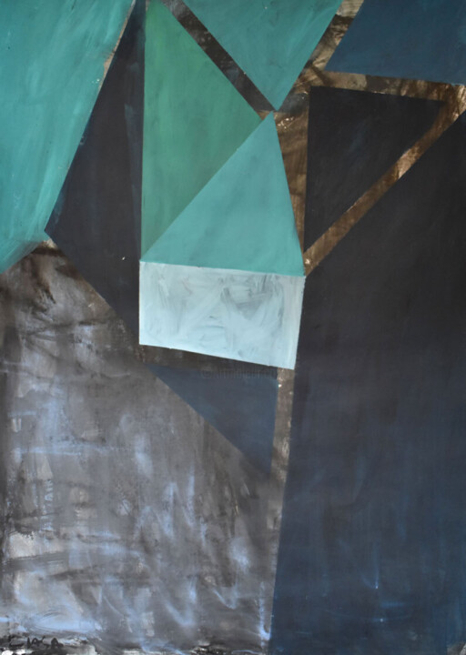 Composition XI Drawing, 27.6x19.7 in