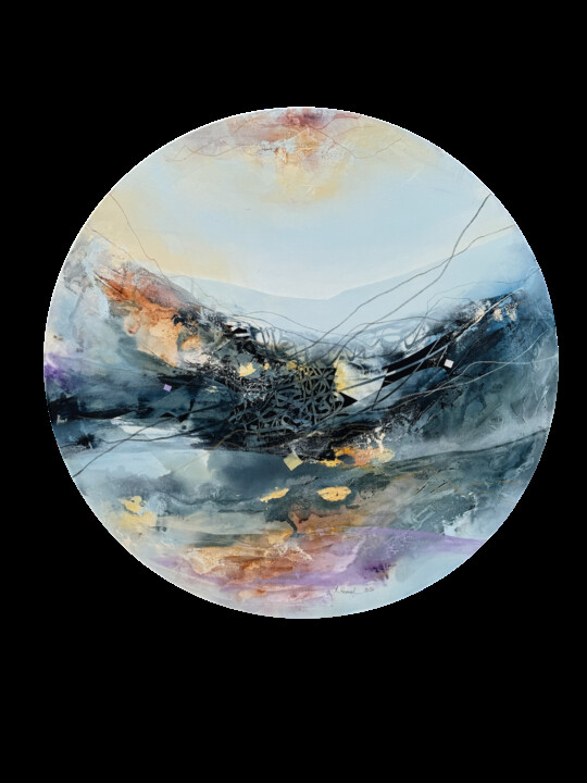 Pittura intitolato "Untitled 4" da Abdelkader Kamal, Opera d'arte originale, Acrilico Montato su Telaio per barella in legno