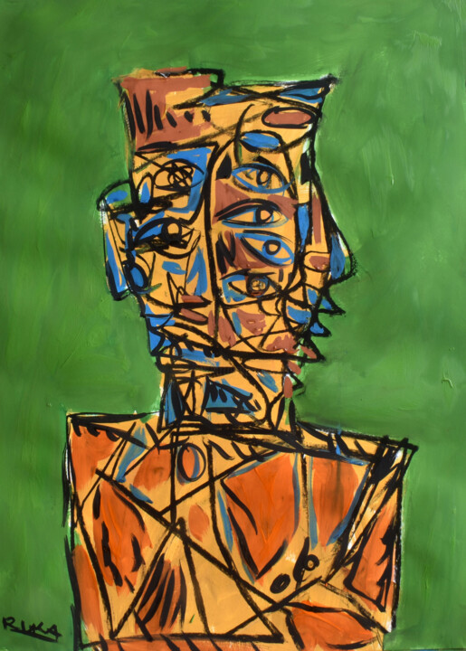 Green 图画, 27.6x19.7 in