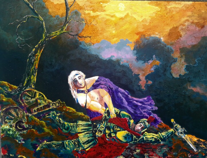 绘画,  27.6x35.4 in 