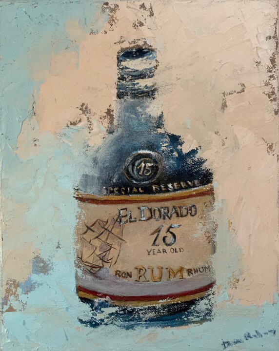 Rum Charm 绘画, 11.8x9.5 in