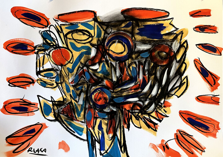 Mask I/2024 图画, 27.6x19.7 in