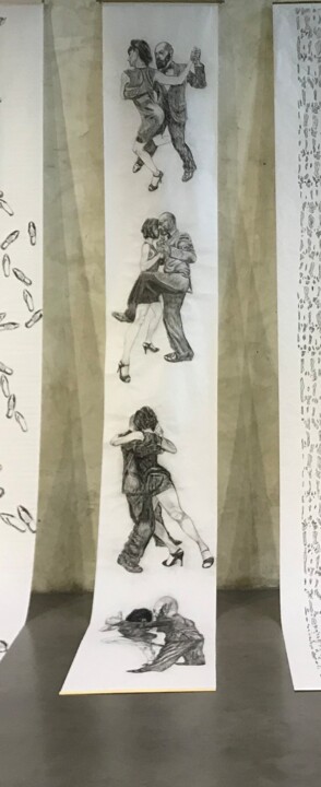 图画,  393.7x39.4 in 