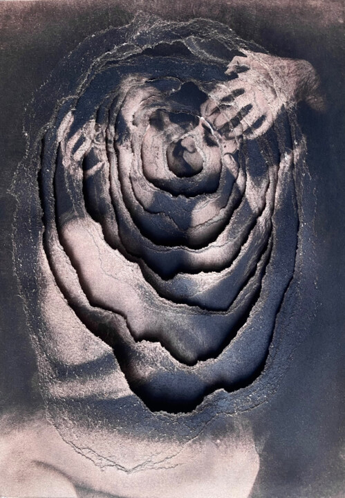 Guideline Routine 41 Cyanotype 摄影, 8.3x5.9 in