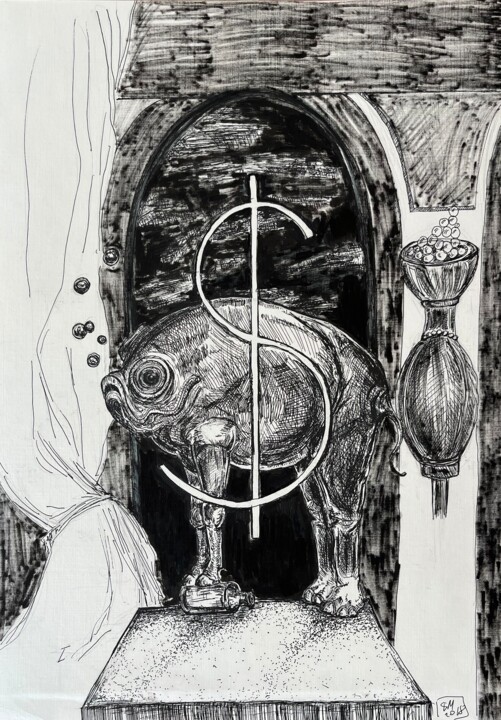 图画,  16.5x11.4 in 