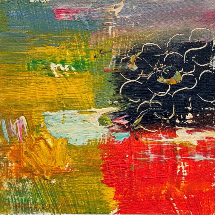 Abstract 909 绘画, 3.9x3.9 in