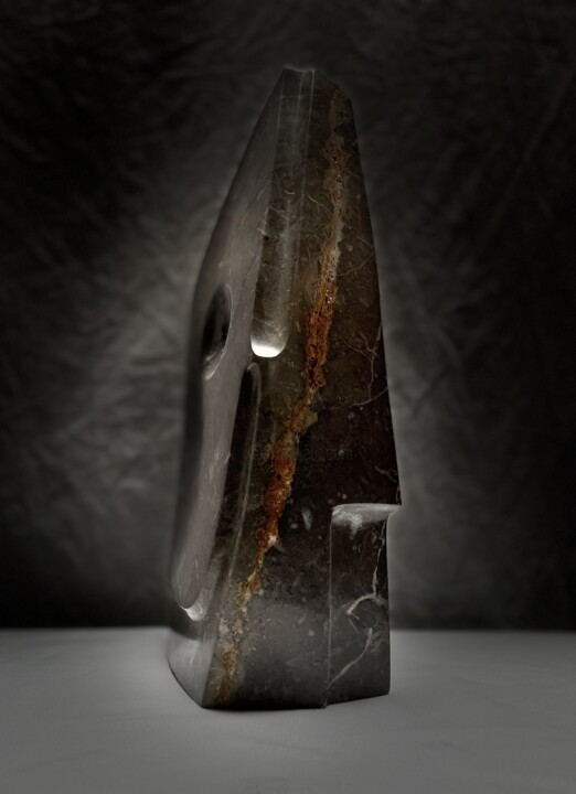 FOUDRE.Marbre des Pyrénées 雕塑, 15.4x7.5 in