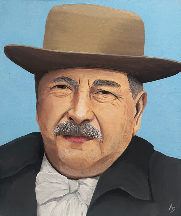 Jean-Antoine R, 1900, Blesle 绘画, 7.8x6.6 in