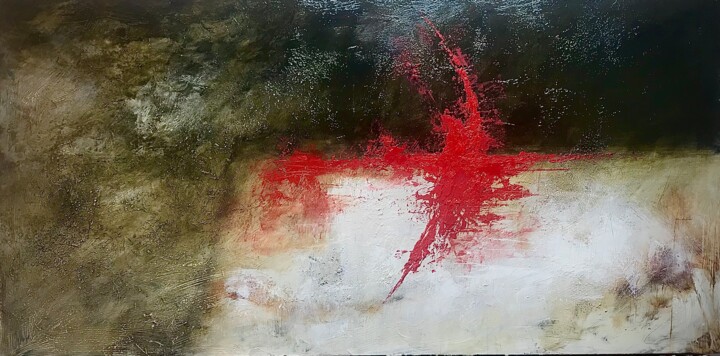 "Presencial" başlıklı Tablo Cesar Ayllón tarafından, Orijinal sanat, Petrol