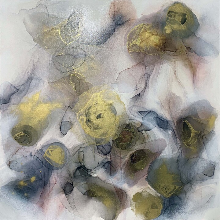 绘画 标题为“Liquid world” 由Galina Poloz, 原创艺术品, 墨