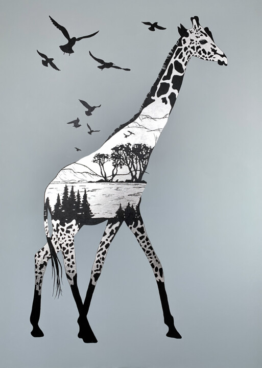 绘画,  55.1x39.4 in 