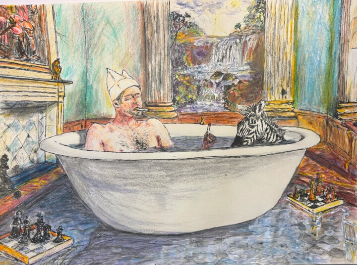 图画,  11.8x15.8 in 