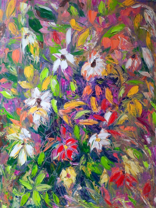 Rébellion vole plus haut que Papillon 绘画, 25.6x19.7 in