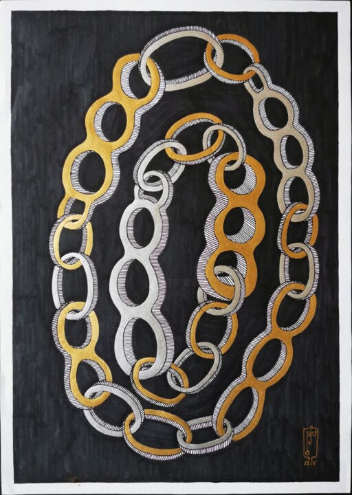 图画,  16.5x11.7 in 