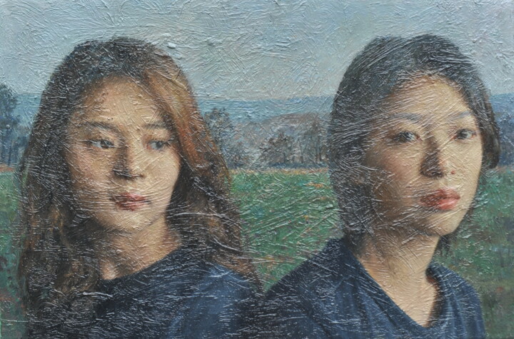 Portrait sample 2 绘画, 23.6x19.7 in
