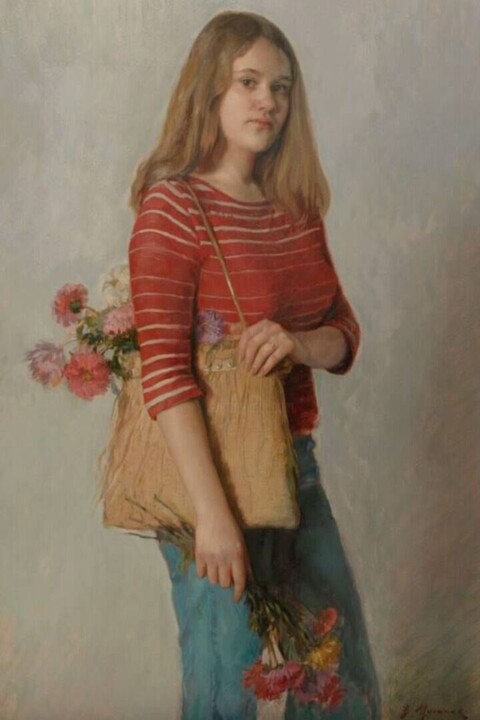 Olga Painting, 34.3x22.8 in