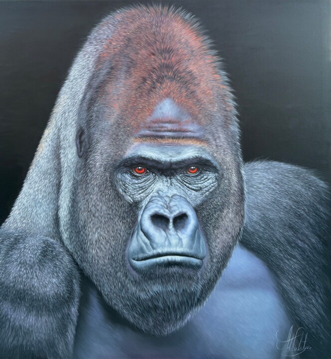 Gorilla friends 绘画, 52x50 in