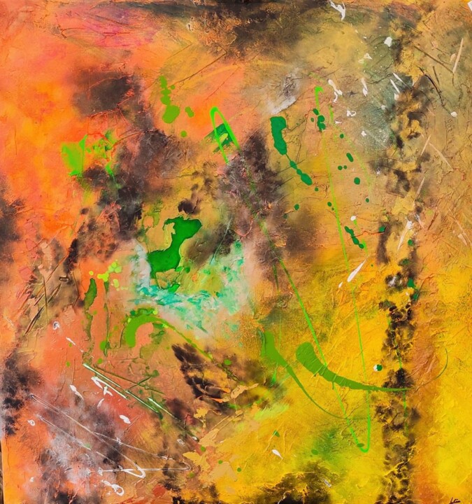 Évasion 绘画, 39.4x39.4 in