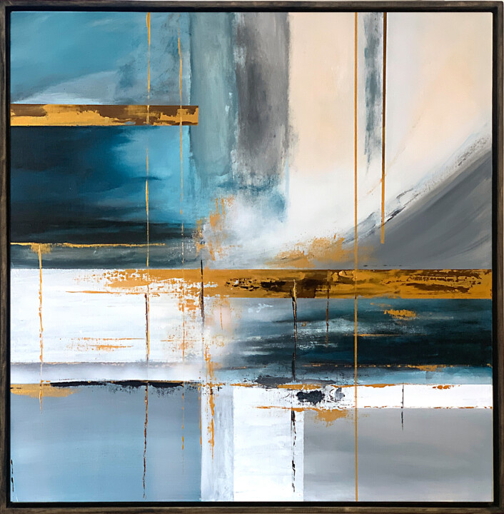 Before the storm. Framed 绘画, 31.5x31.5 in
