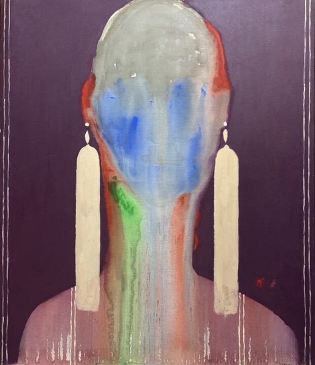 The Bijouterie in Purple 绘画, 55.1x47.2 in