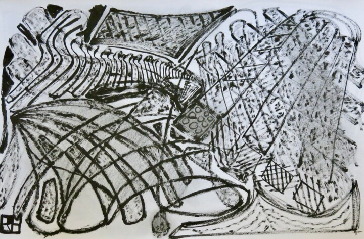 Black 09 Pittura, 11,7x16,5 in