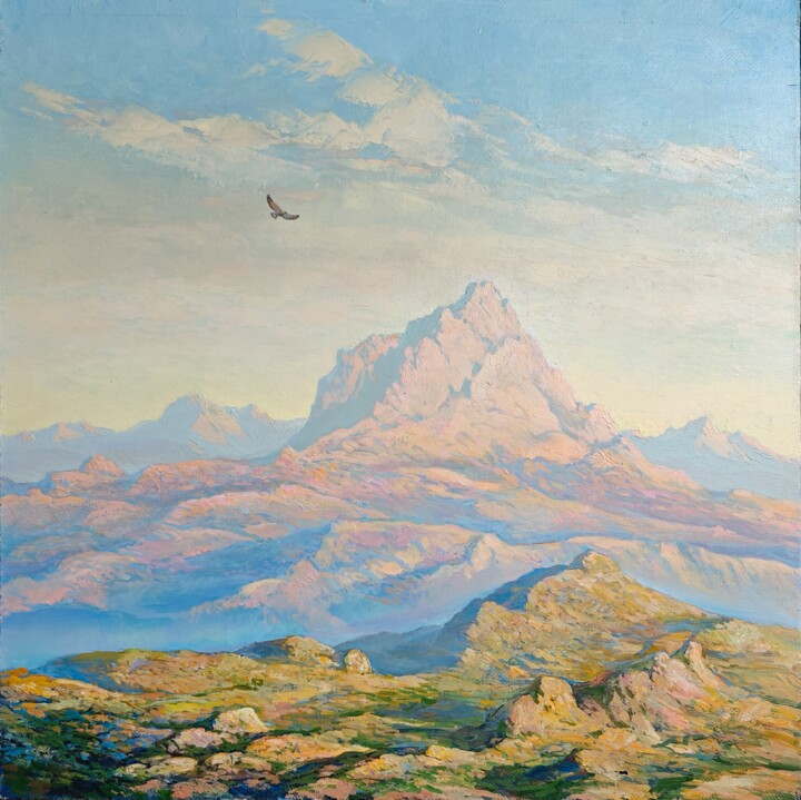 Свободный полёт 绘画, 22.8x22.8 in